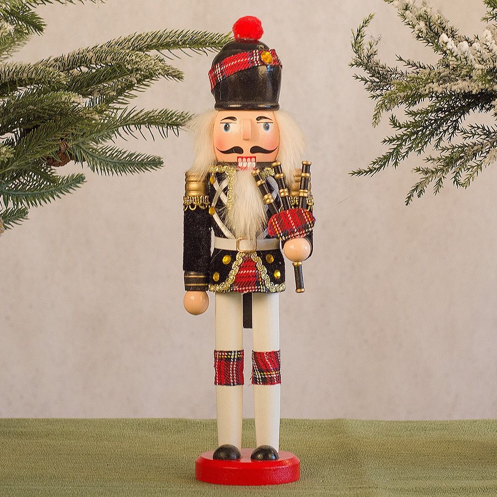 Nutcracker Figurine - Festival presente vintage natal quebra-nozes pintado