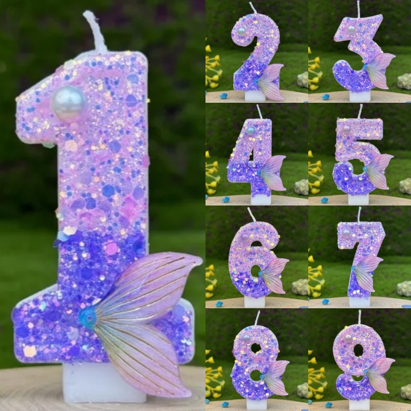 Holiday Candle Set - Velas de Aniversário em Forma de