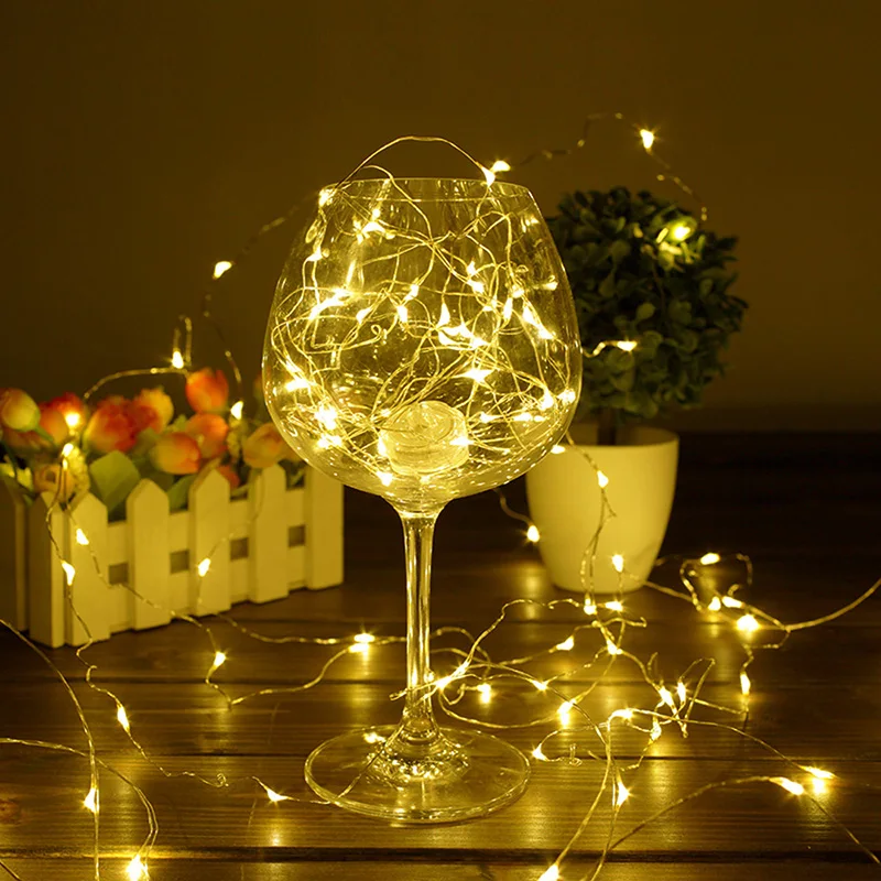 Led Fairy String Lights - Decoração de Festa de Casamento com