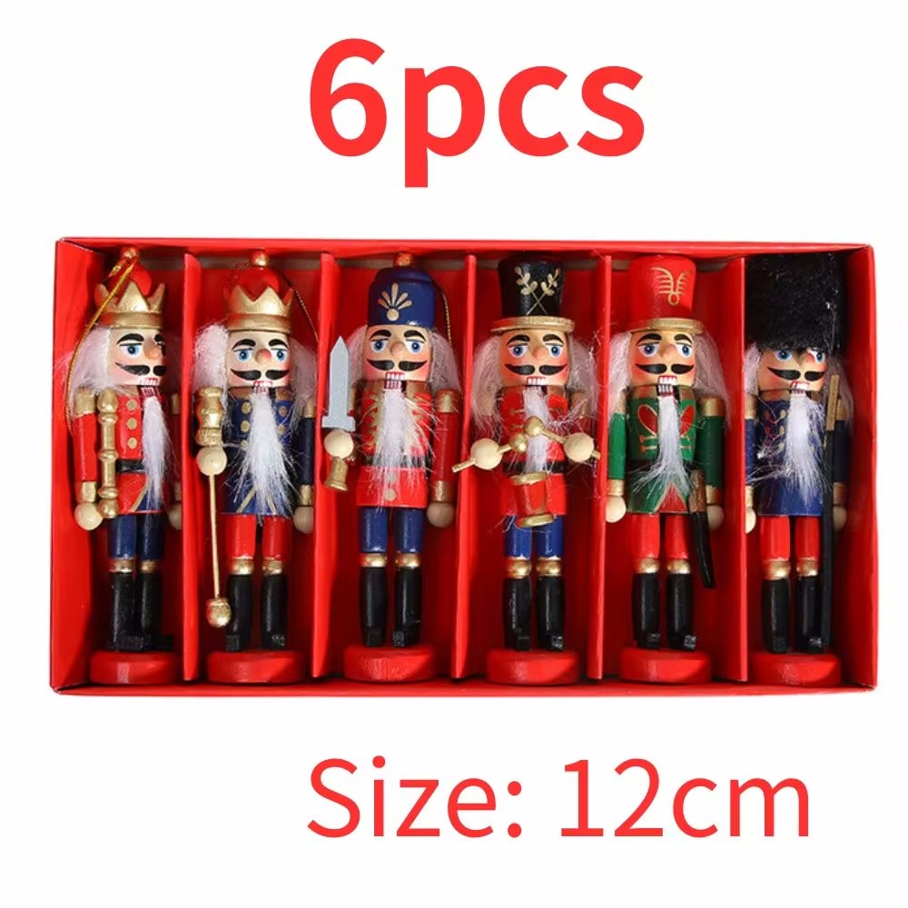 Nutcracker Figurine - 10/12/14cm quebra-nozes miniaturas série rosa quebra-nozes
