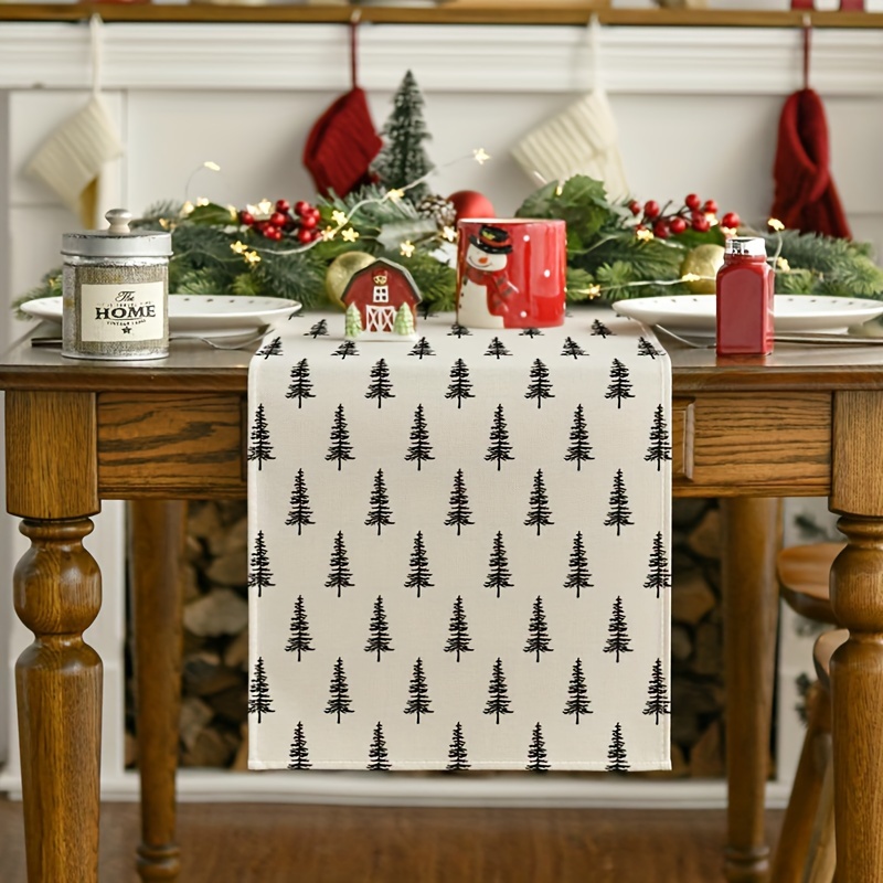 Christmas Table Runner - Simples árvore de natal corredor de