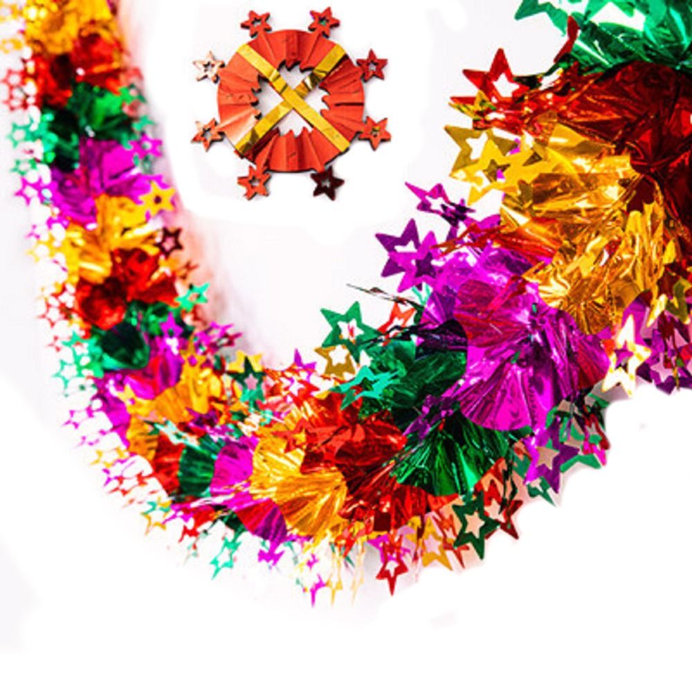 Tinsel Garland Decoration - Guirlandas de Natal 3D em Folha
