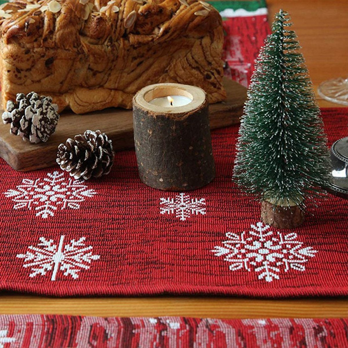 Christmas Table Runner - ABDD HOT Caminho de Mesa de