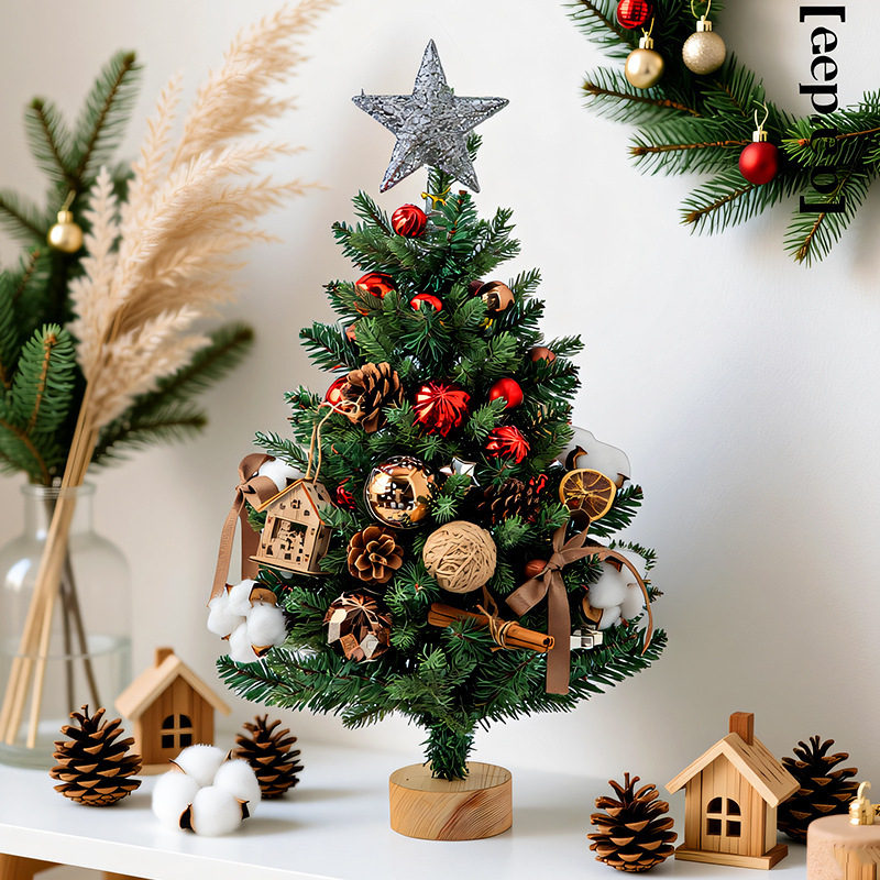 Star Tree Topper - Mini Árvore de Natal Artificial de