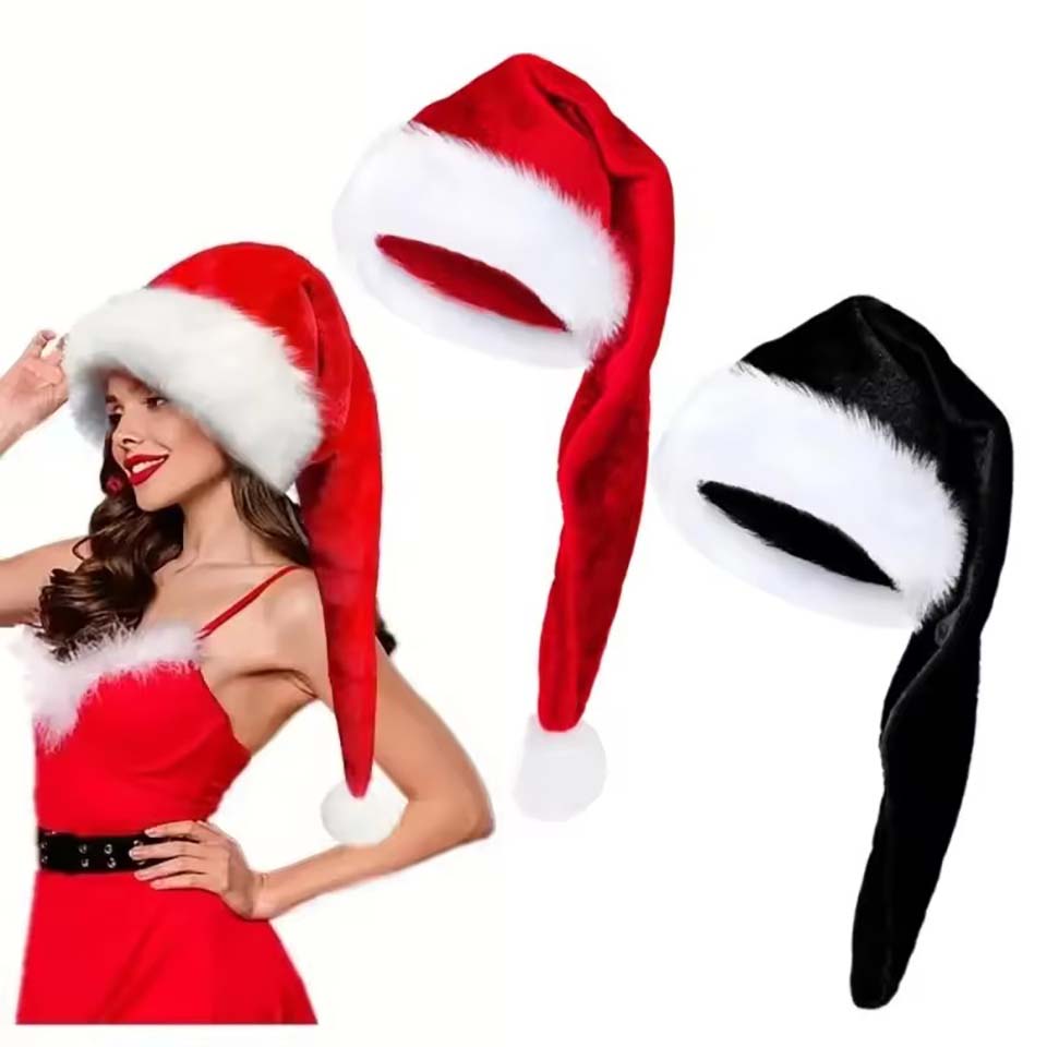 Chapéu de Natal de Pelúcia Lon - Santa Hat Plush avaliação e preço