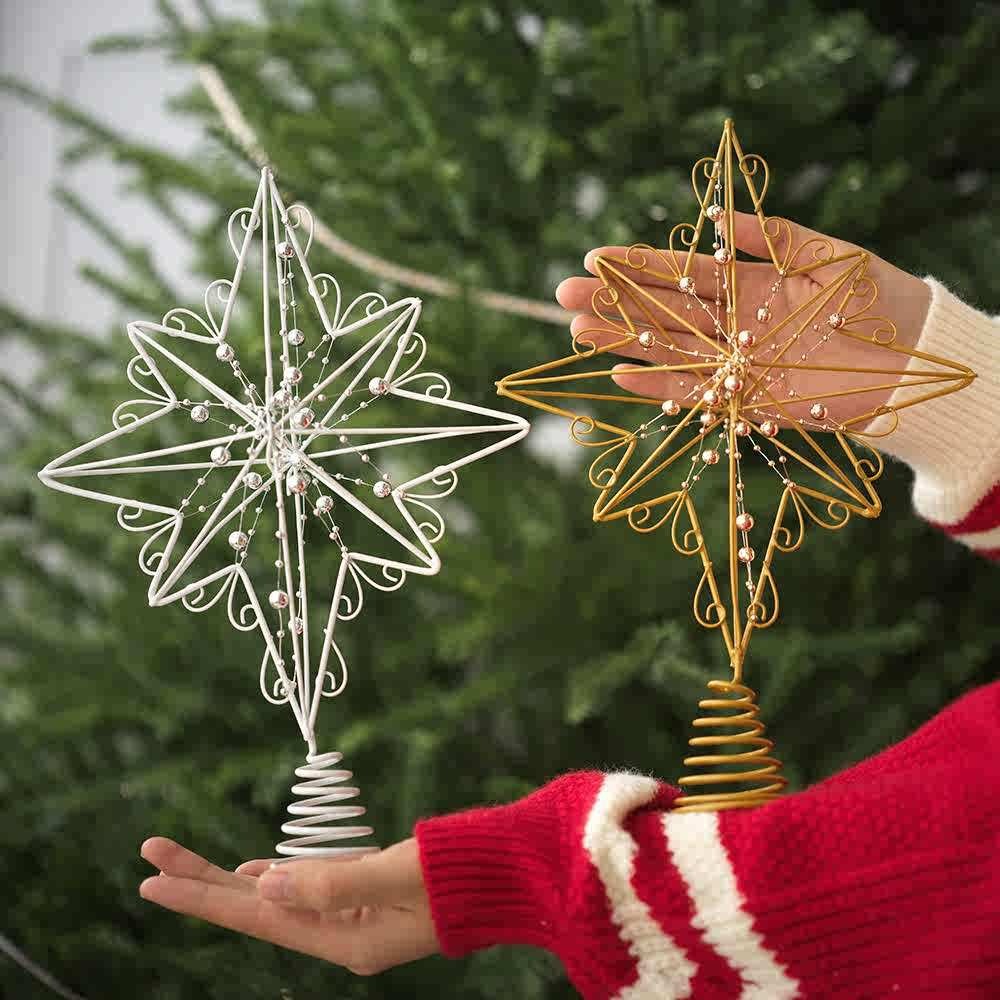 12.6 Polegada criativo luzes l - Star Tree Topper avaliação e preço