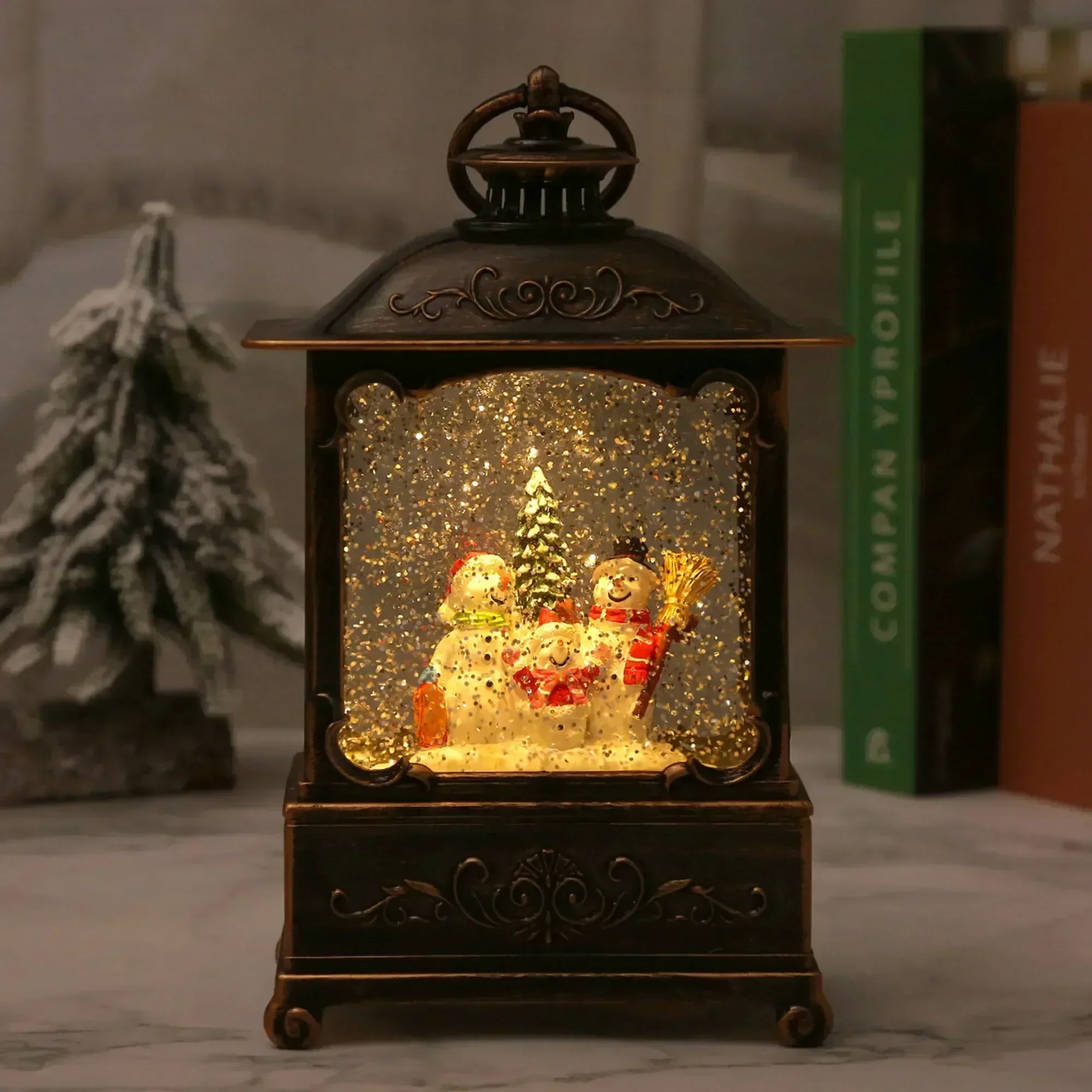 Lanterna de Globo de Neve de N - Snow Globe Musical avaliação e preço