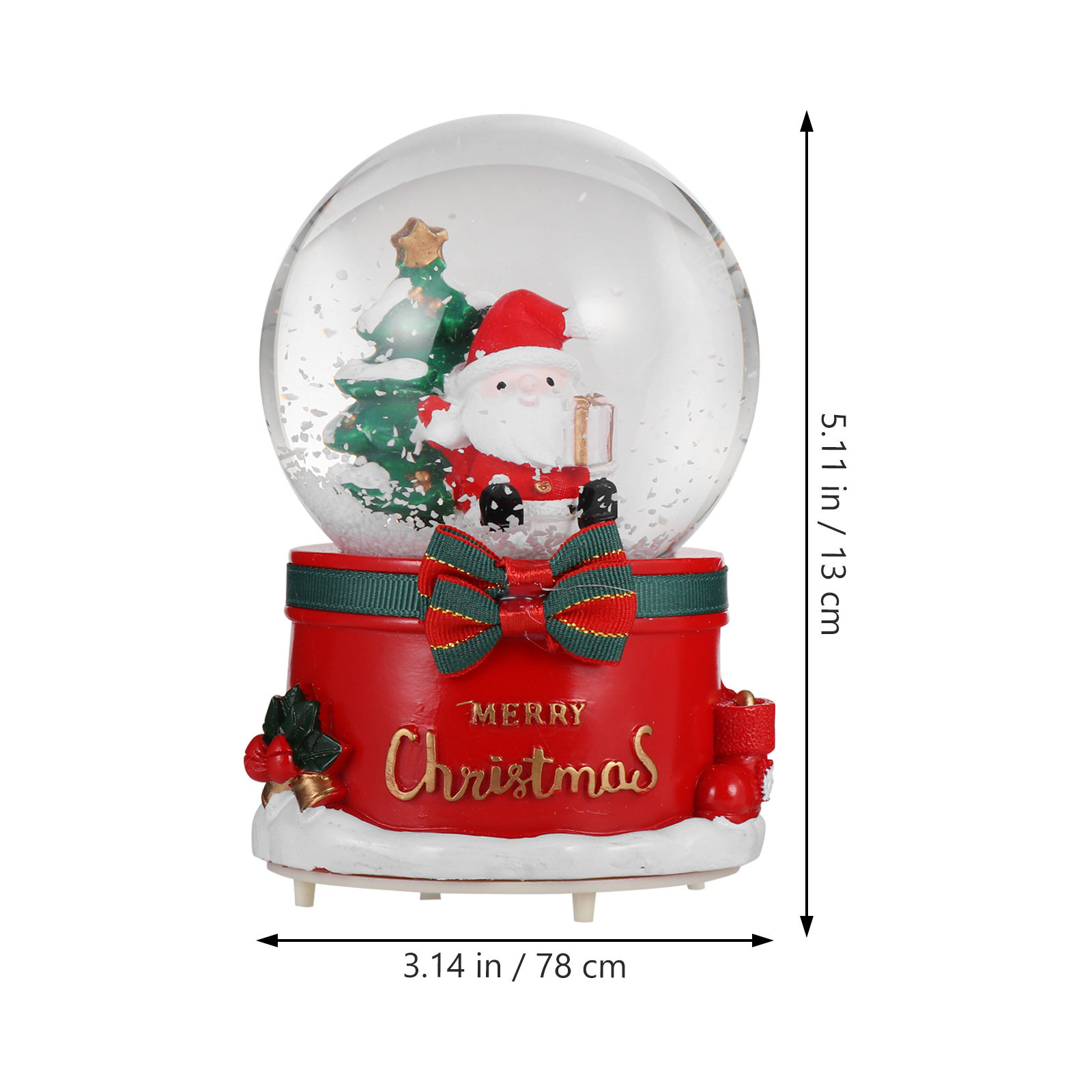 Caixa de Música de Natal com B - Snow Globe Musical avaliação e preço