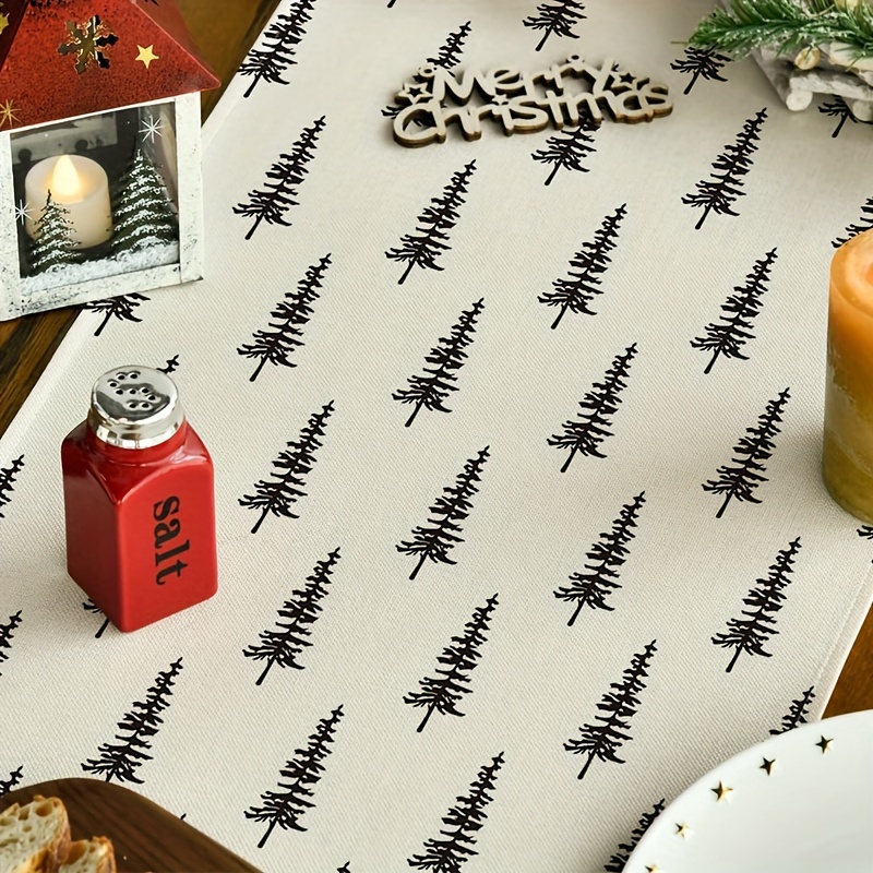 Simples árvore de natal corred - Christmas Table Runner avaliação e preço