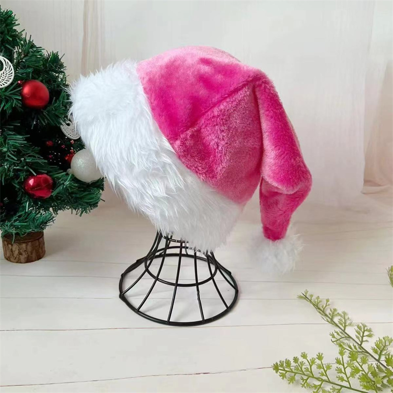 30*45cm natal papai noel chapé - Santa Hat Plush avaliação e preço
