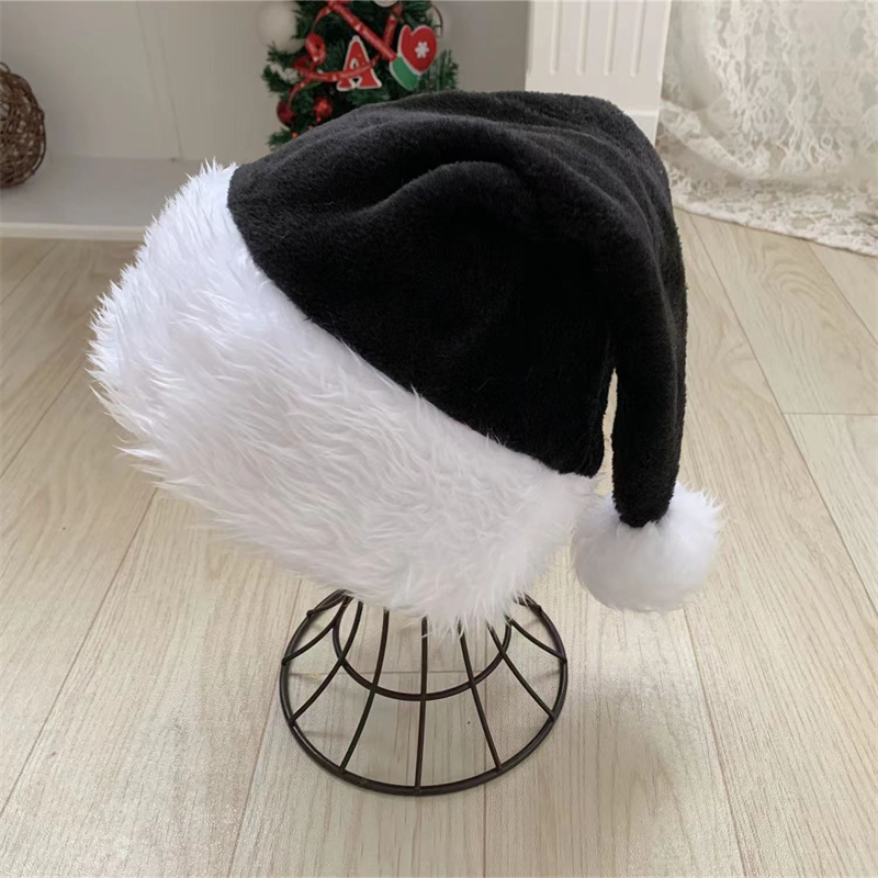 30*45cm natal papai noel chapé - Santa Hat Plush avaliação e preço
