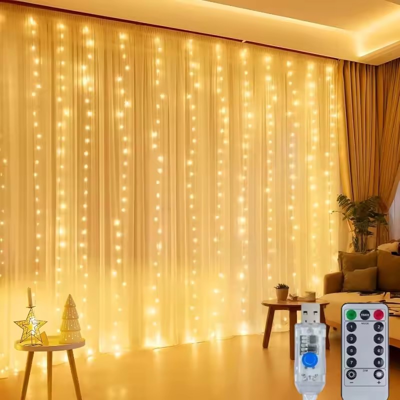 Cortina de Luzes LED de 3/4/6m - Led Fairy String Lights avaliação e preço