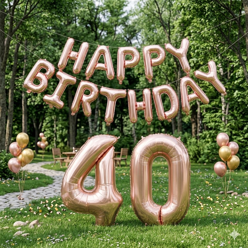 Feliz Aniversário: Conjunto de - Tinsel Garland Decoration avaliação e preço