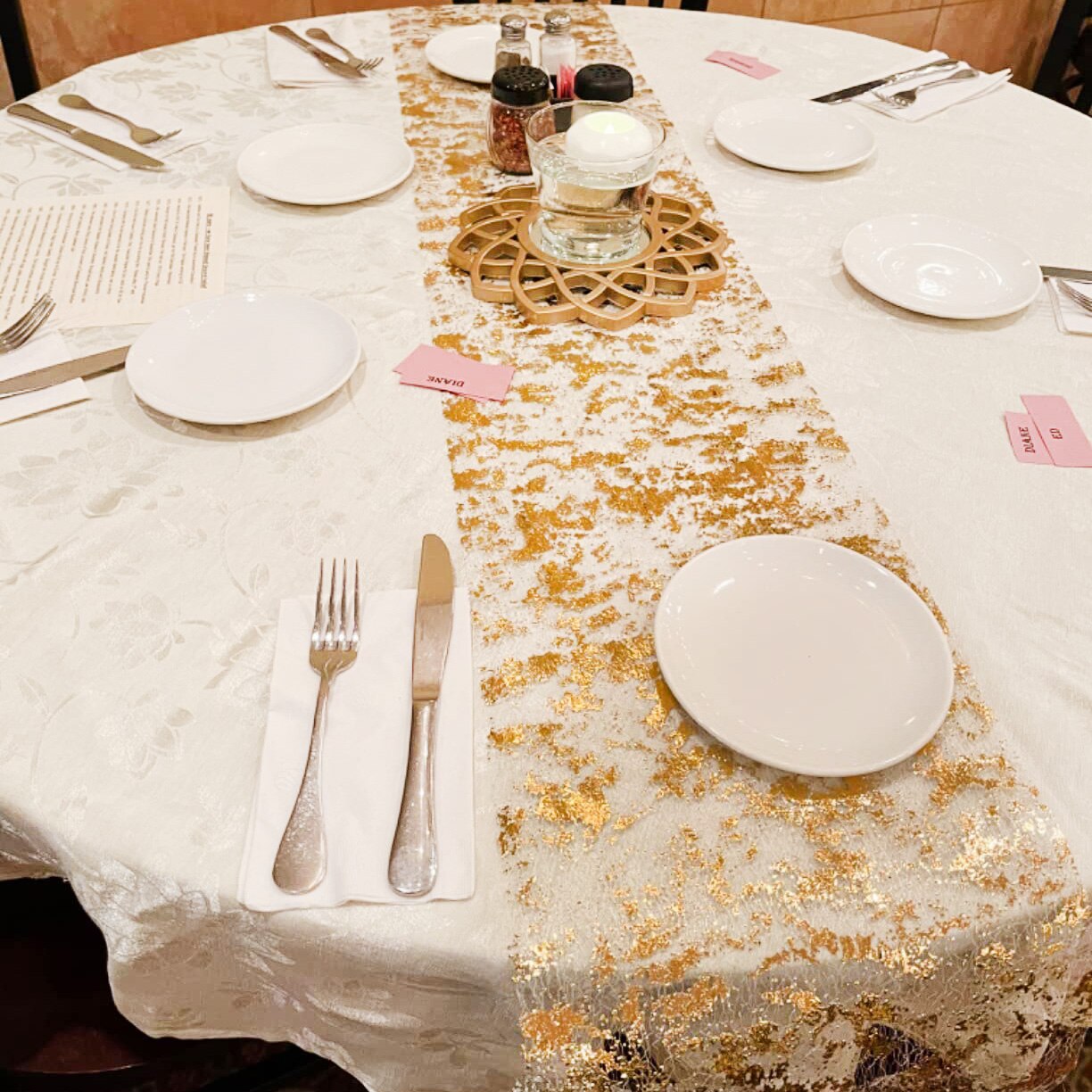 Corredores De Mesa Fina Metáli - Christmas Table Runner avaliação e preço