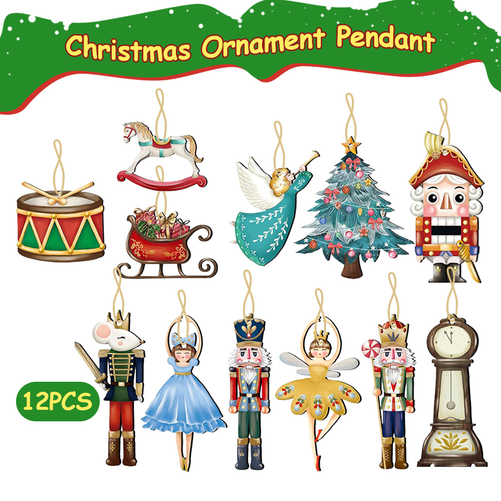 12 pçs/set quebra-nozes de mad - Nutcracker Figurine avaliação e preço