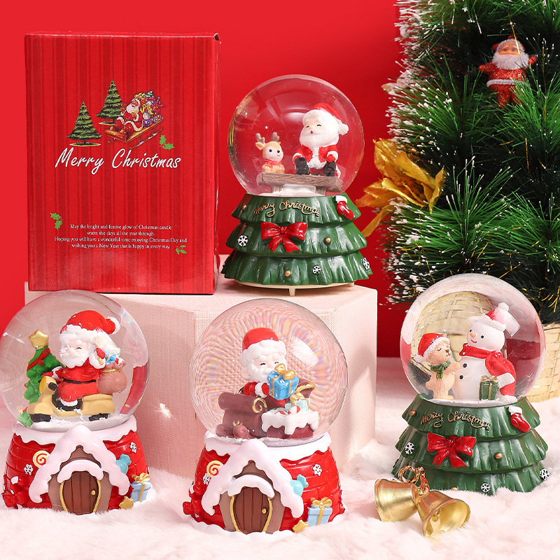 Globo de neve de natal com luz - Snow Globe Musical avaliação e preço