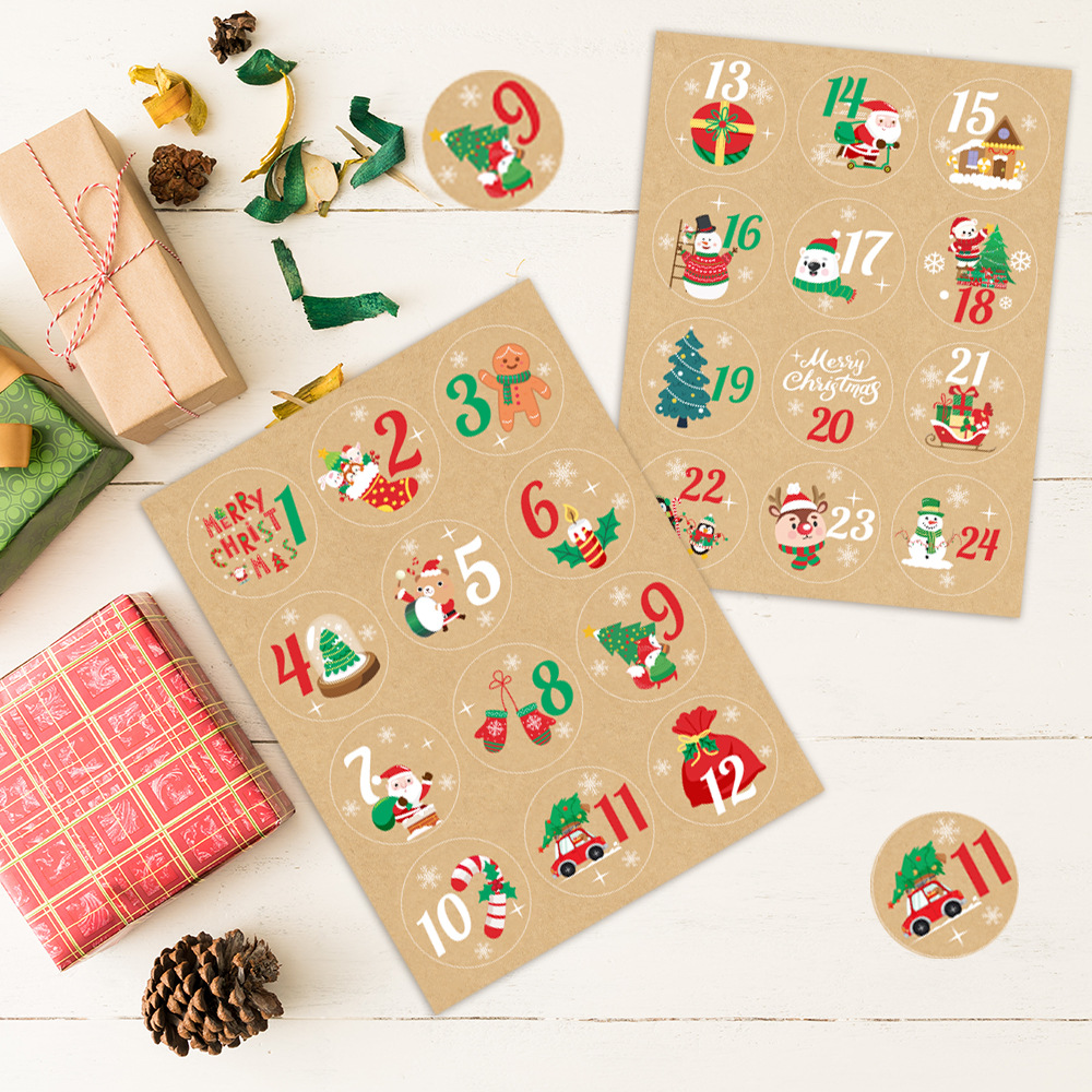 24 pçs decoração de natal cale - Advent Calendar Gift avaliação e preço