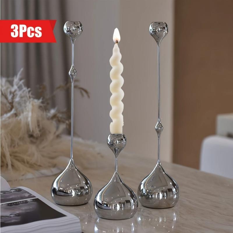 Conjunto de 3 Castiçais de Met - Holiday Candle Set avaliação e preço