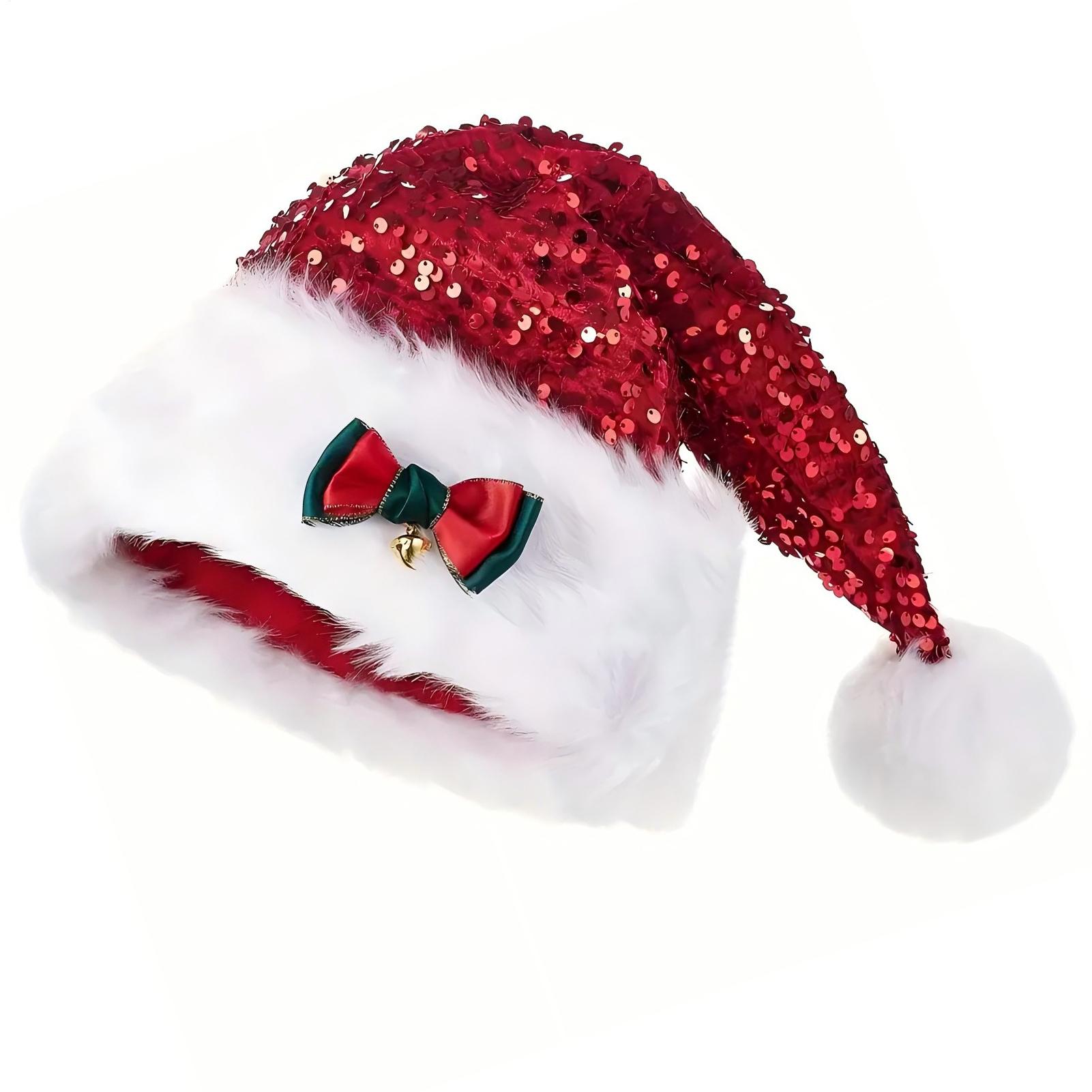 Chapéus de natal de pelúcia la - Santa Hat Plush avaliação e preço