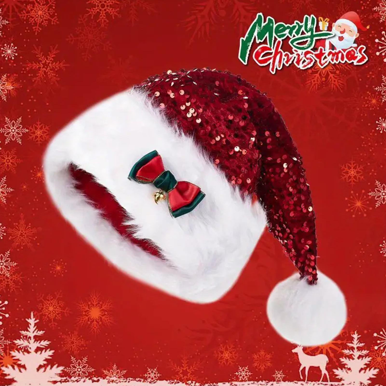 Chapéus de natal de pelúcia la - Santa Hat Plush avaliação e preço